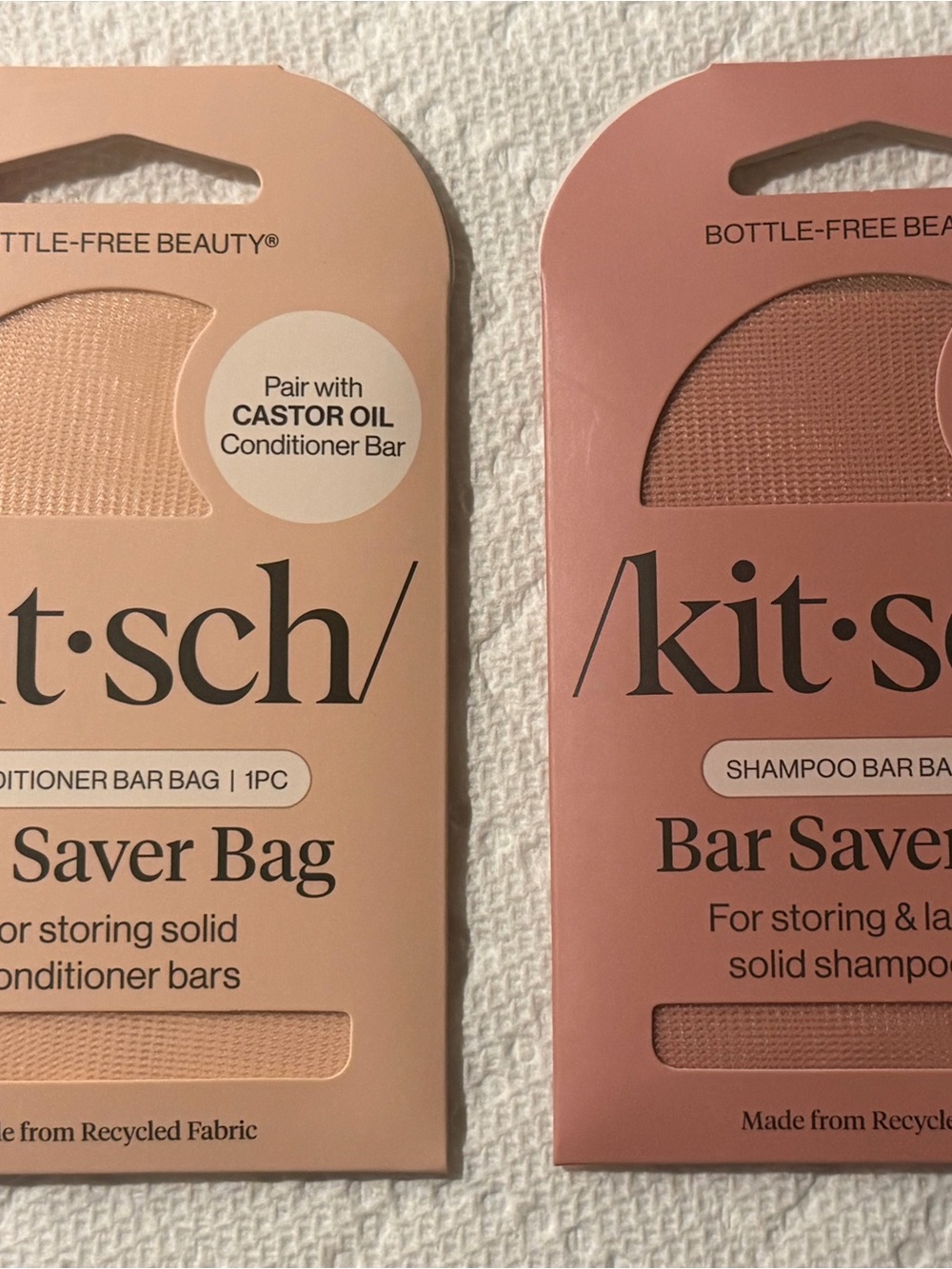 Kitsch Bar Saver Bag Set (1 Shampoo & 1 Conditioner Bag) ✨ Store Fresh